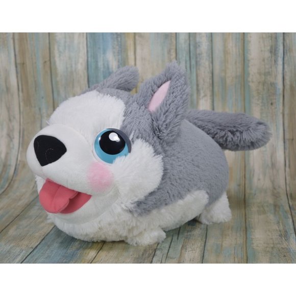 Chubby Puppies Other - RARE 2016 Chubby Puppies Plush Husky Trux Plush Stuffed Animal Spin Master